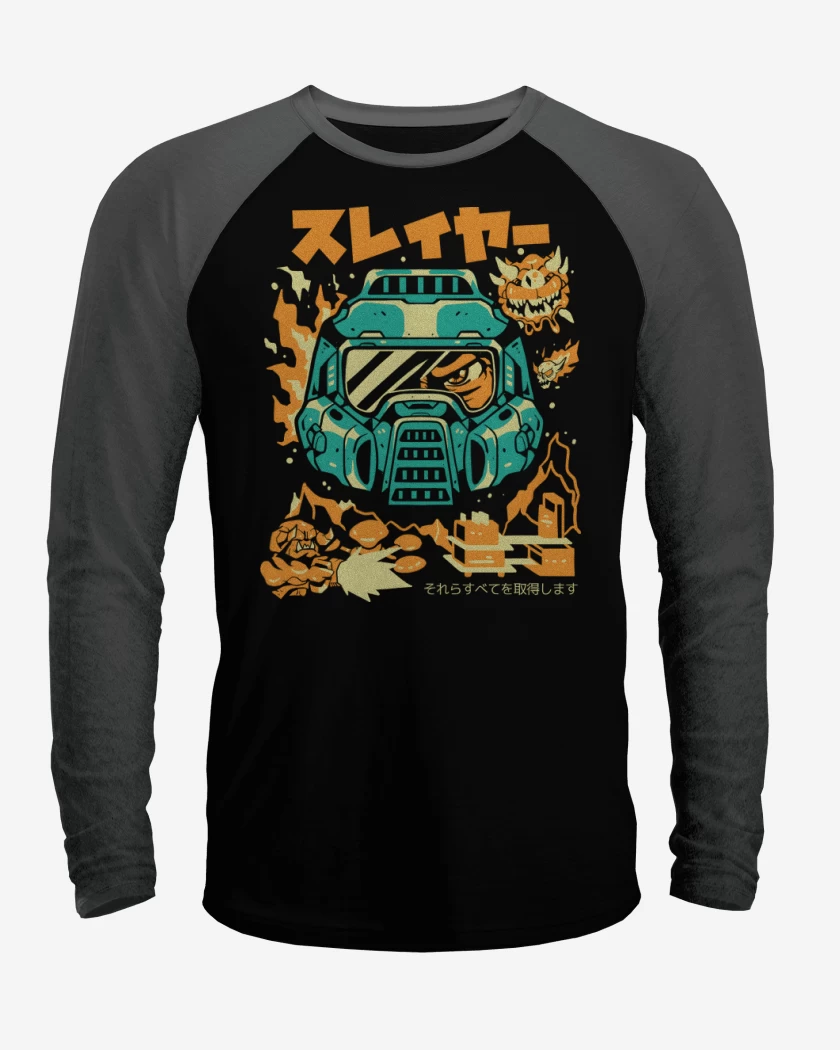 Polera Raglan Doomguy