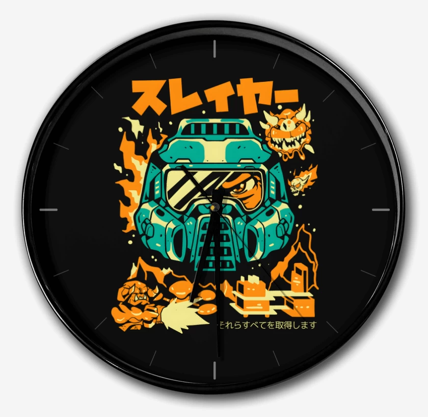 Reloj Negro de Doomguy