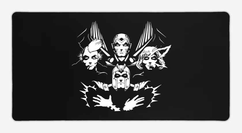 Mouse pad Gamer Negro de Muttant Rhapsody