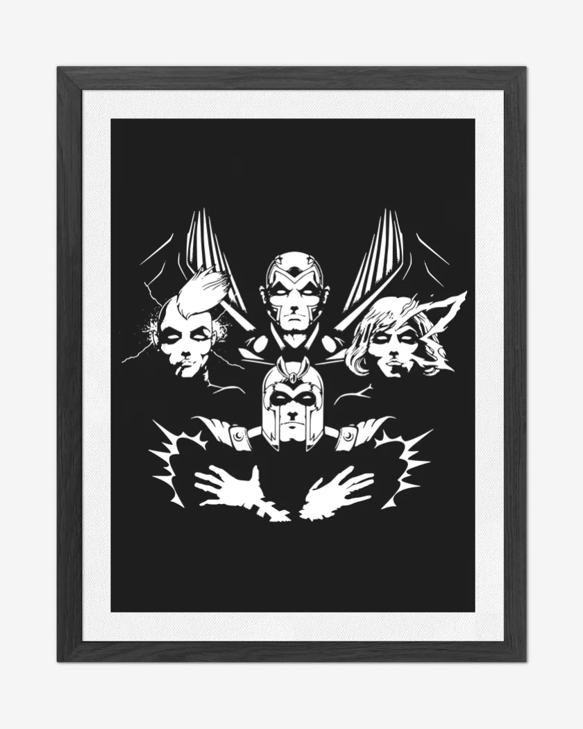 Cuadro decorativo Negro de Muttant Rhapsody