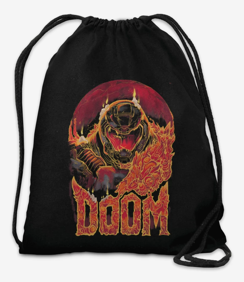 Mochila Negro de Doom Slayer