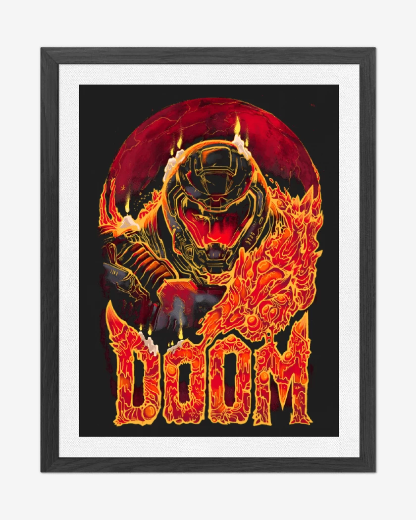 Cuadro decorativo Doom Slayer