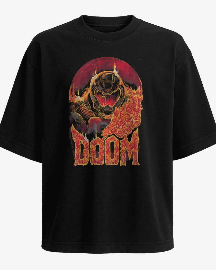 Polera Oversize Doom Slayer