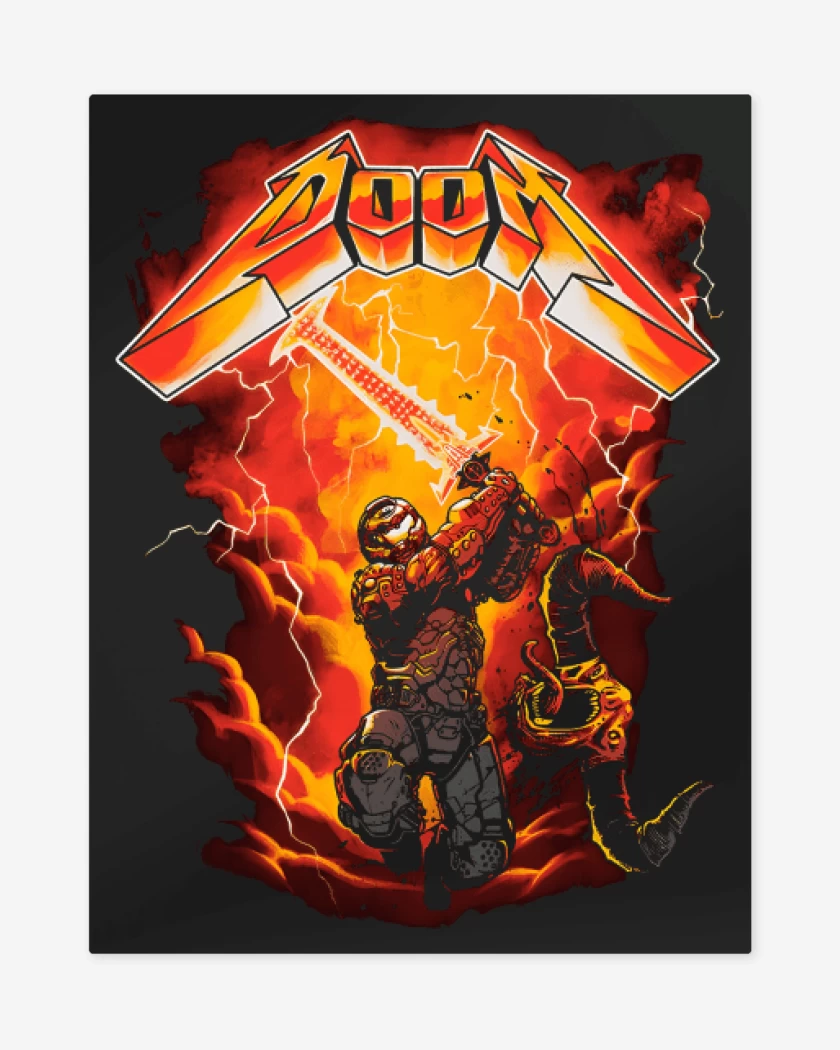 Print metalico Doom the Lightning 