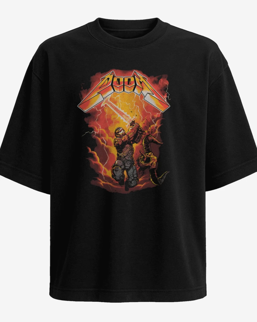 Polera Oversize Doom the Lightning 