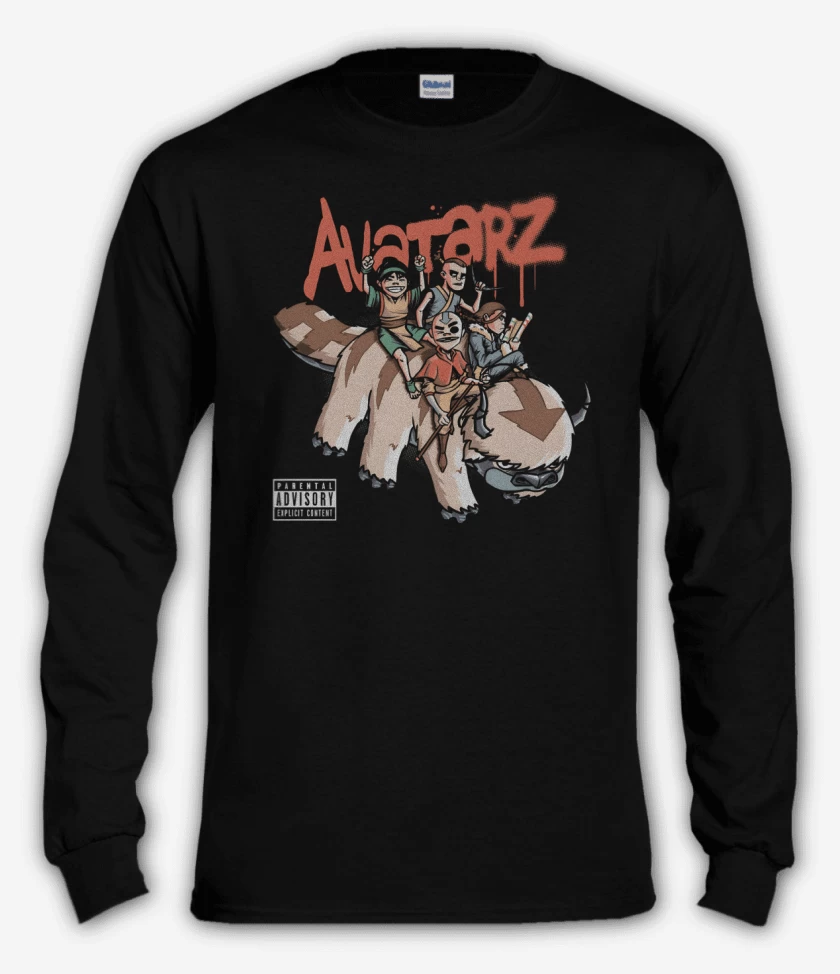 Polera manga larga Negro de Avatarz