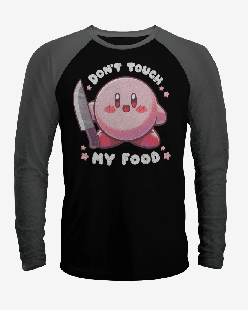 Polera Raglan No Toques mi Comida