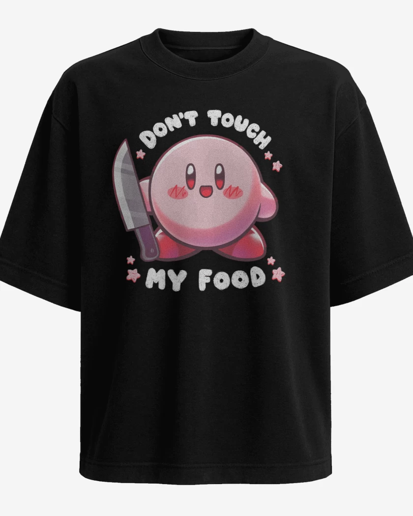 Polera Oversize No Toques mi Comida