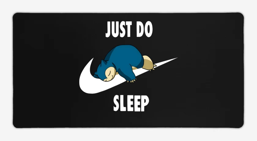 Mouse pad Gamer Negro de Just Do Sleep