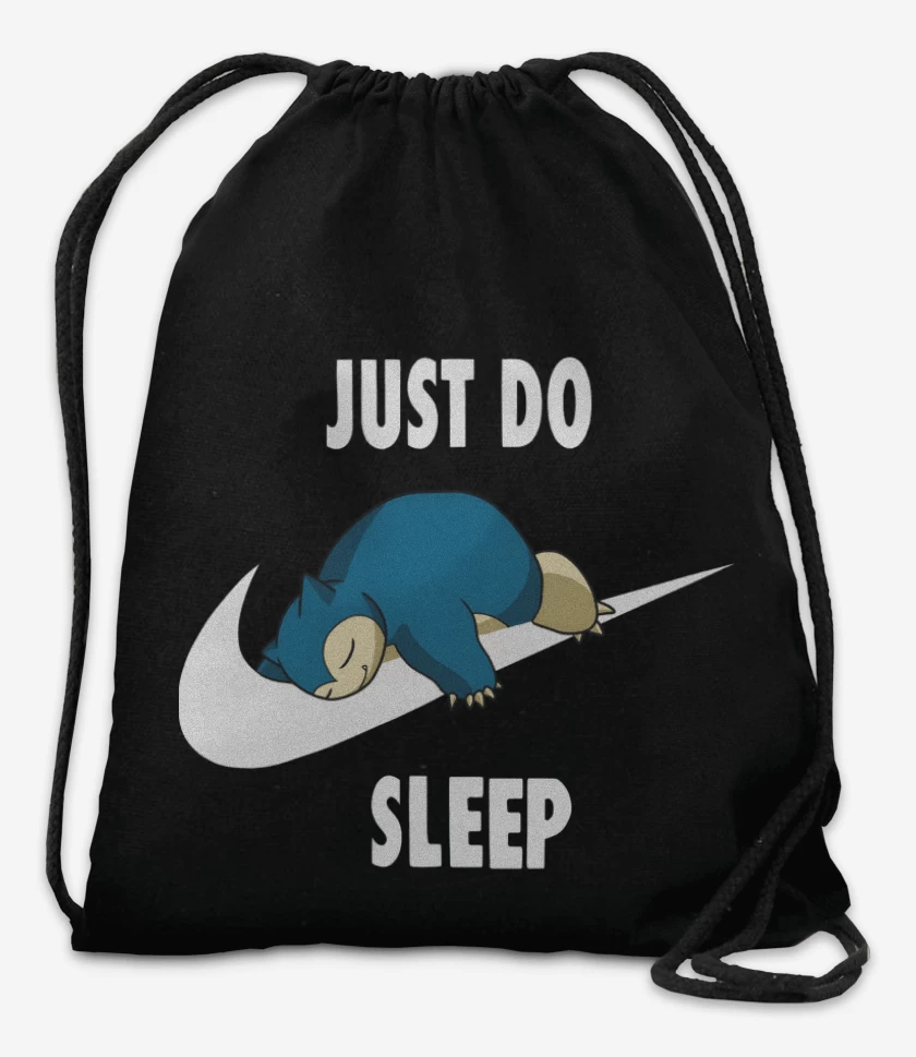 Mochila Negro de Just Do Sleep