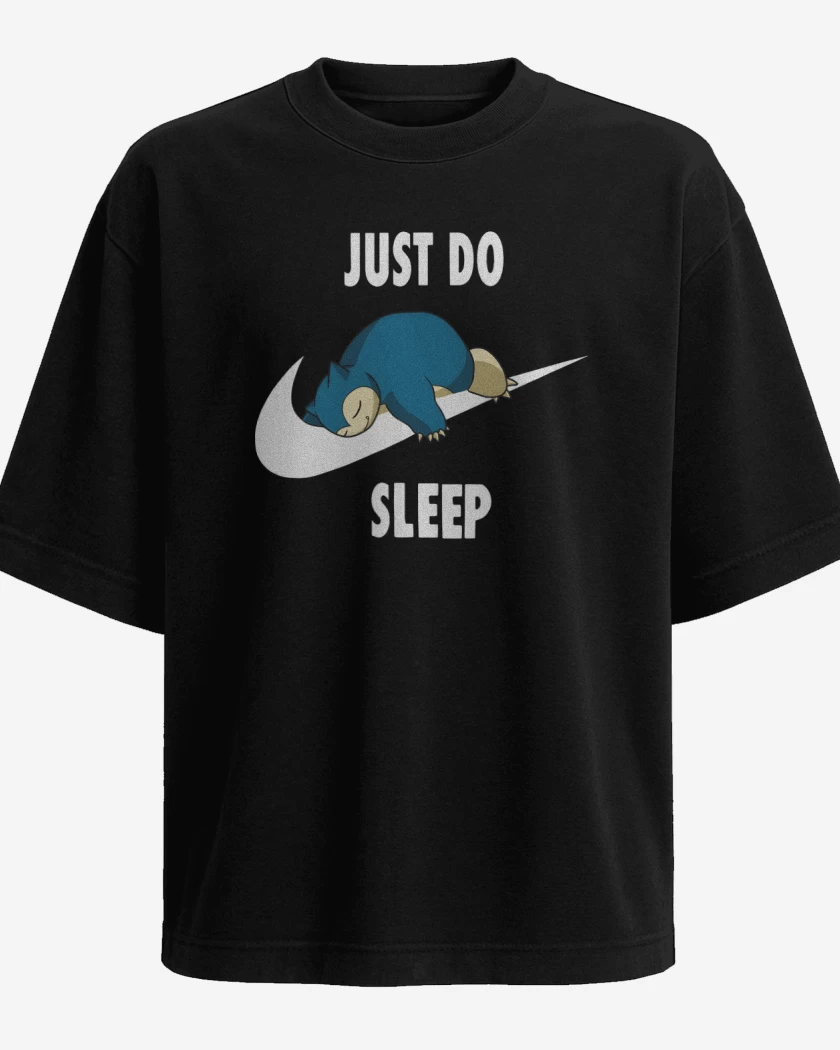 Polera Oversize Just Do Sleep