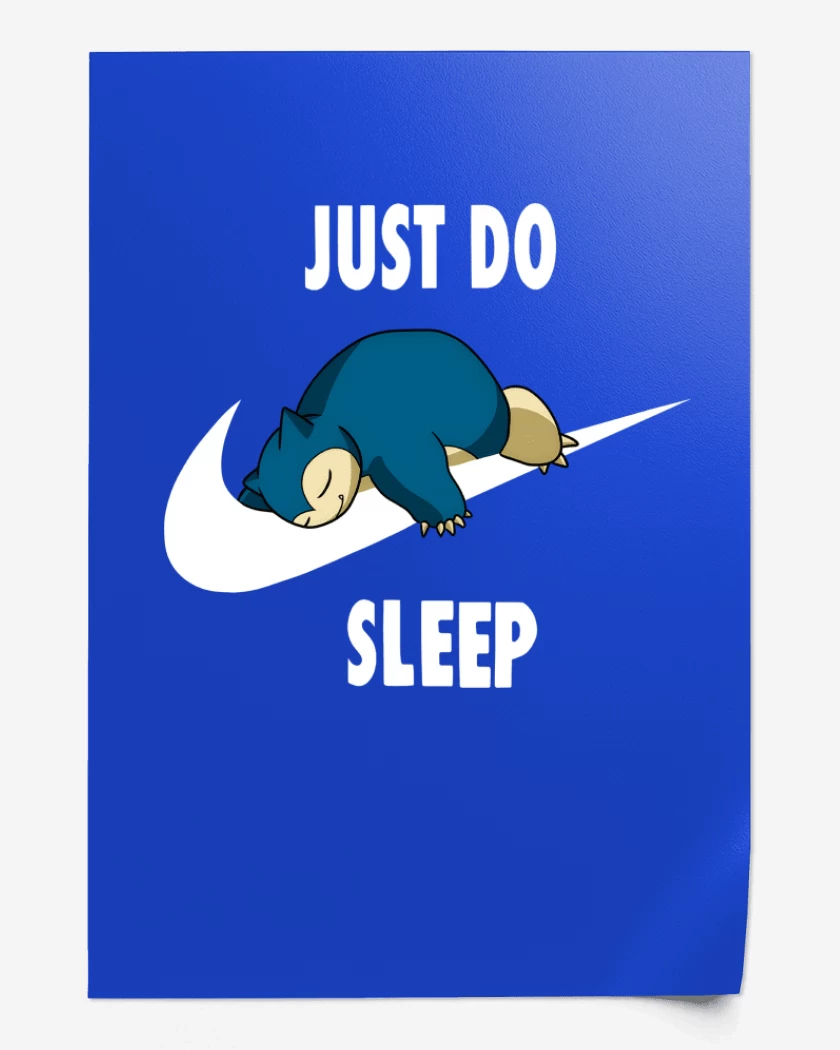 Print Azul Rey de Just Do Sleep