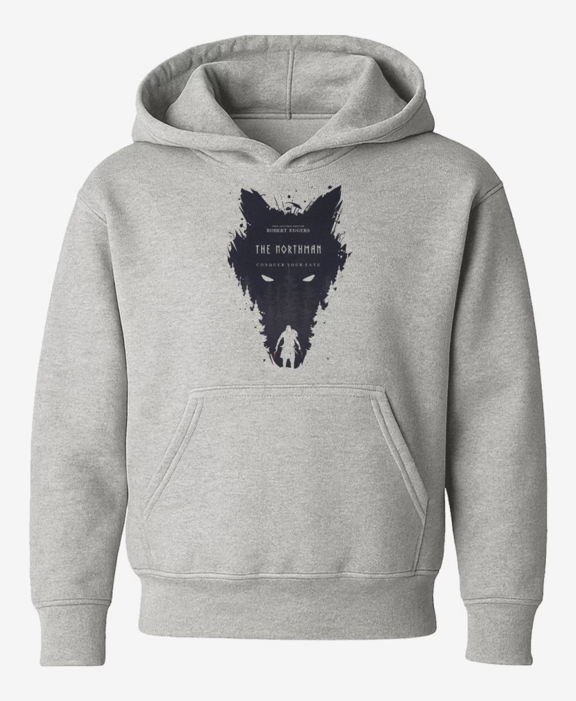 Poleron de niño Gris Melange de Lobo Norteño