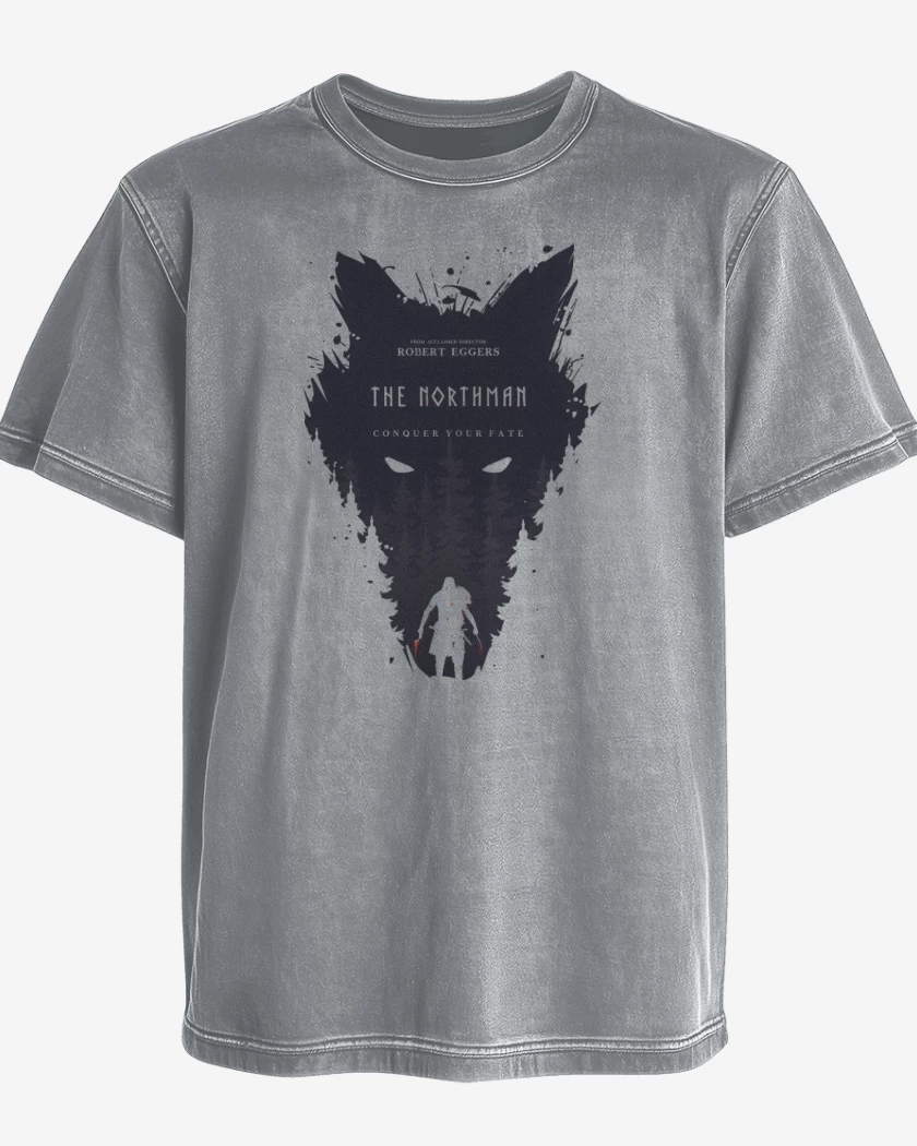 Polera desgastada Lobo Norteño