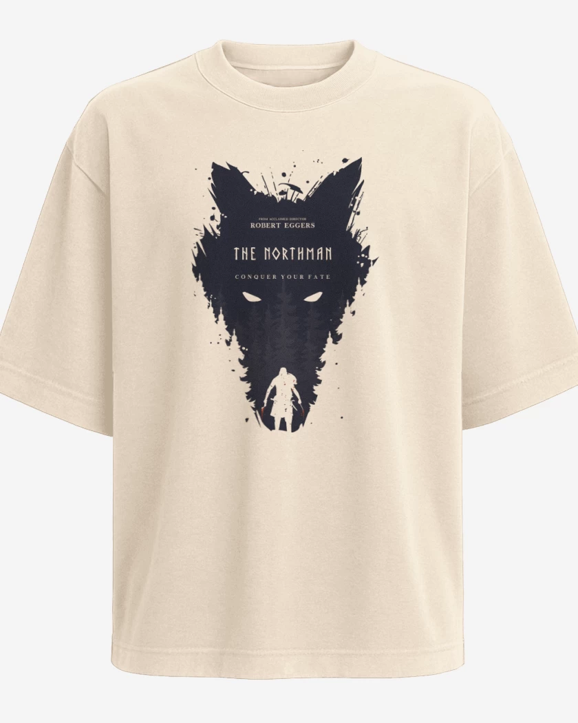 Polera Oversize Lobo Norteño