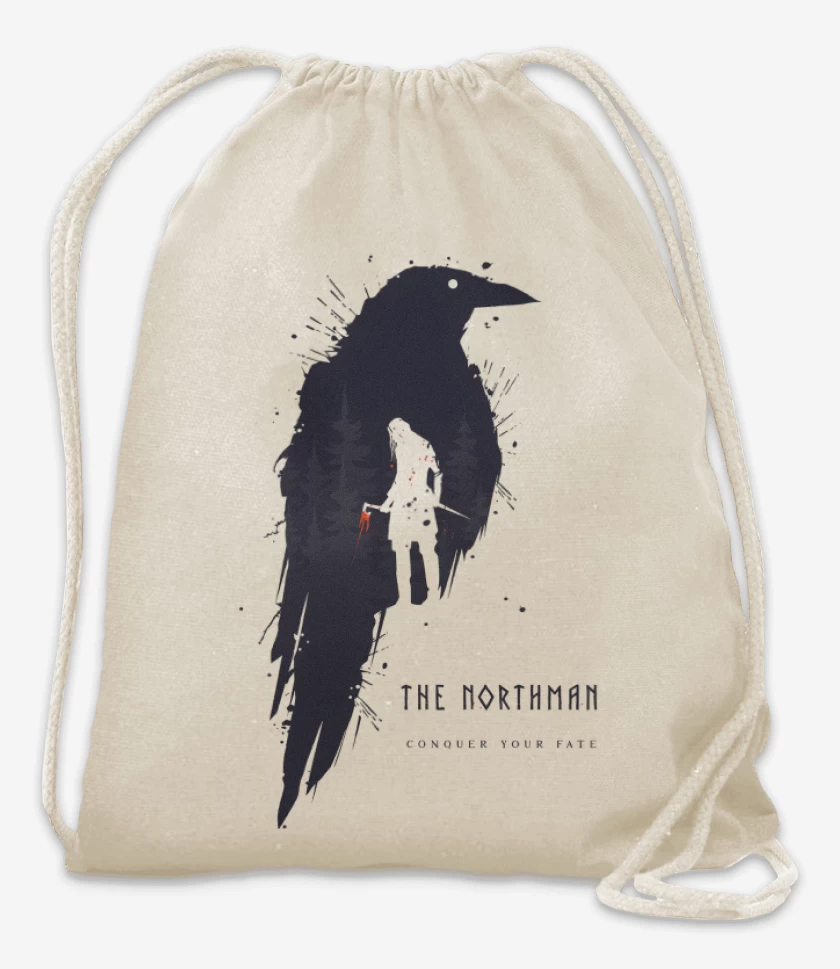 Mochila Blanco de Cuervo del Norte
