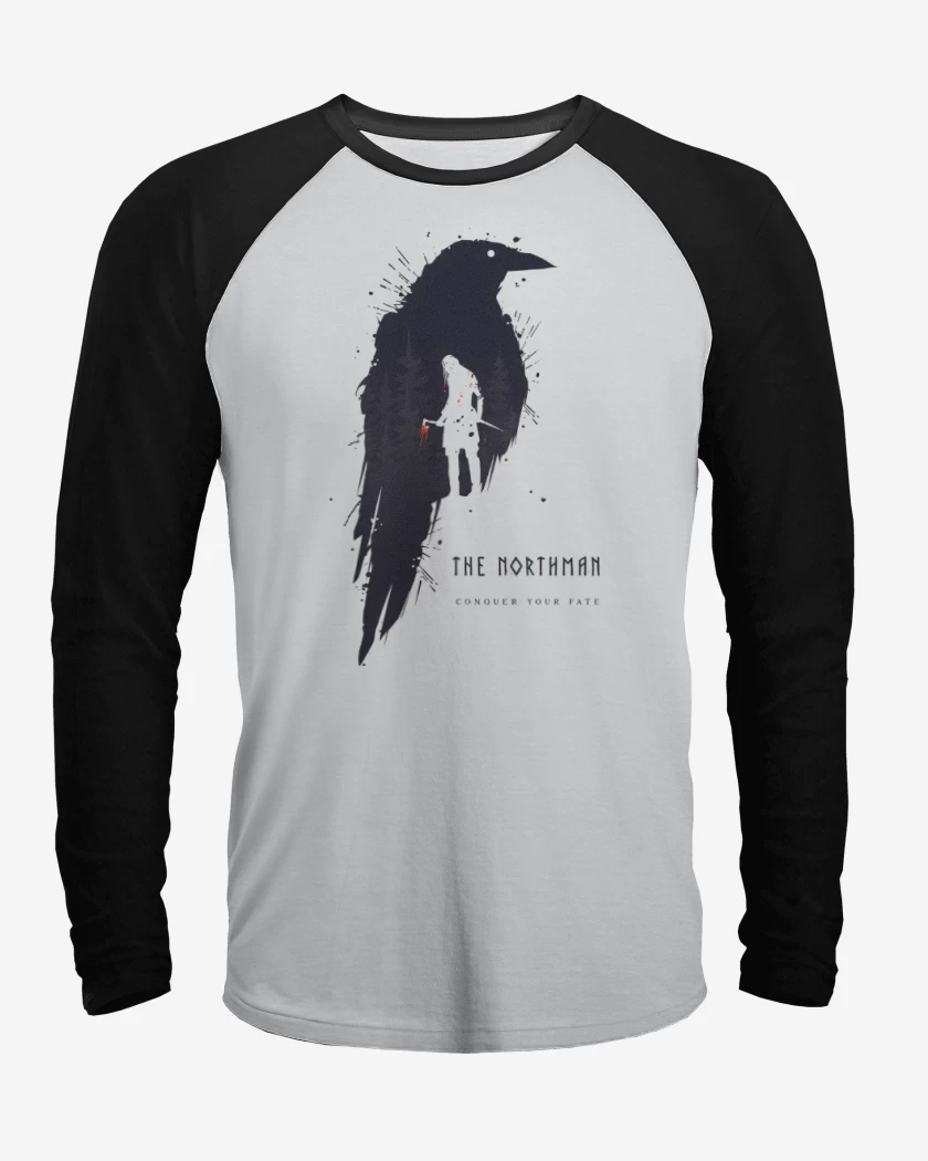 Polera Raglan Cuervo del Norte