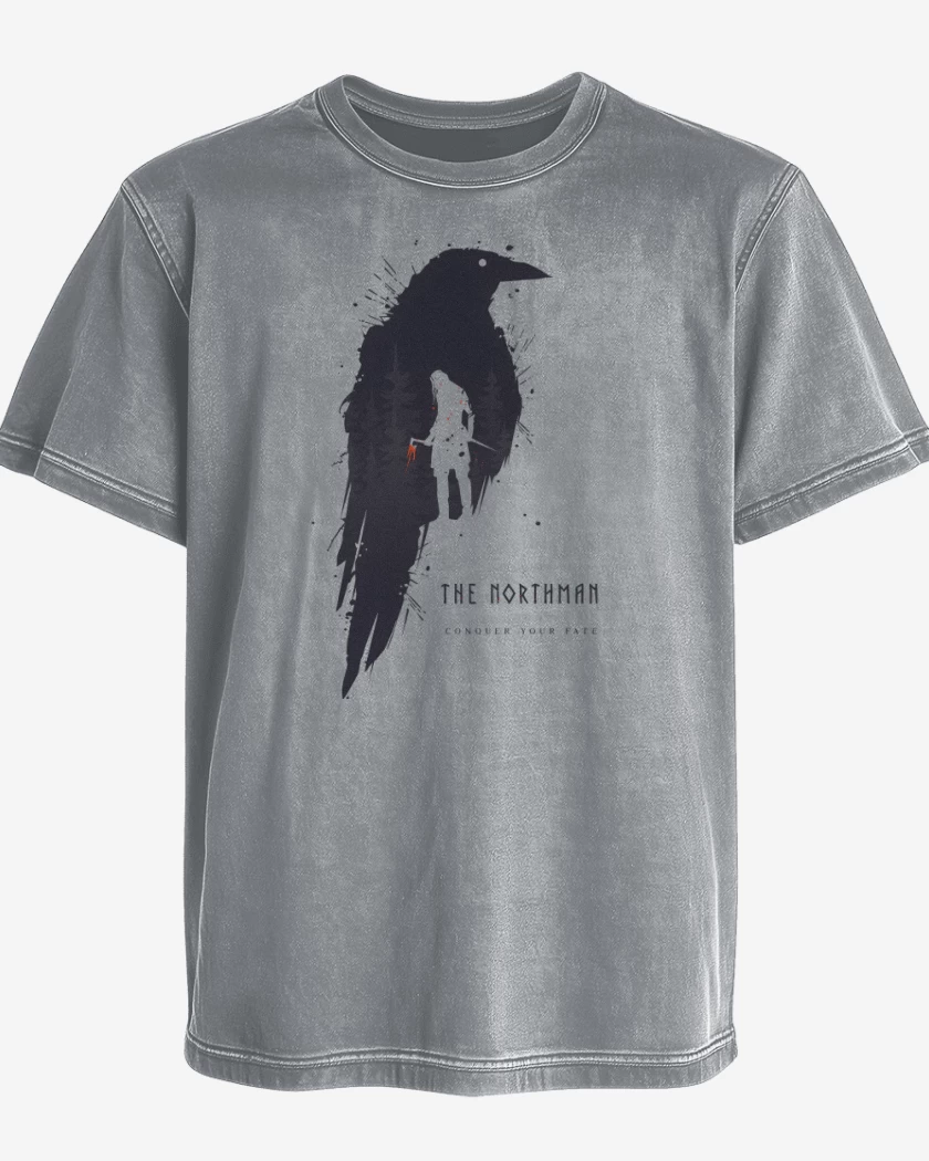 Polera desgastada Cuervo del Norte