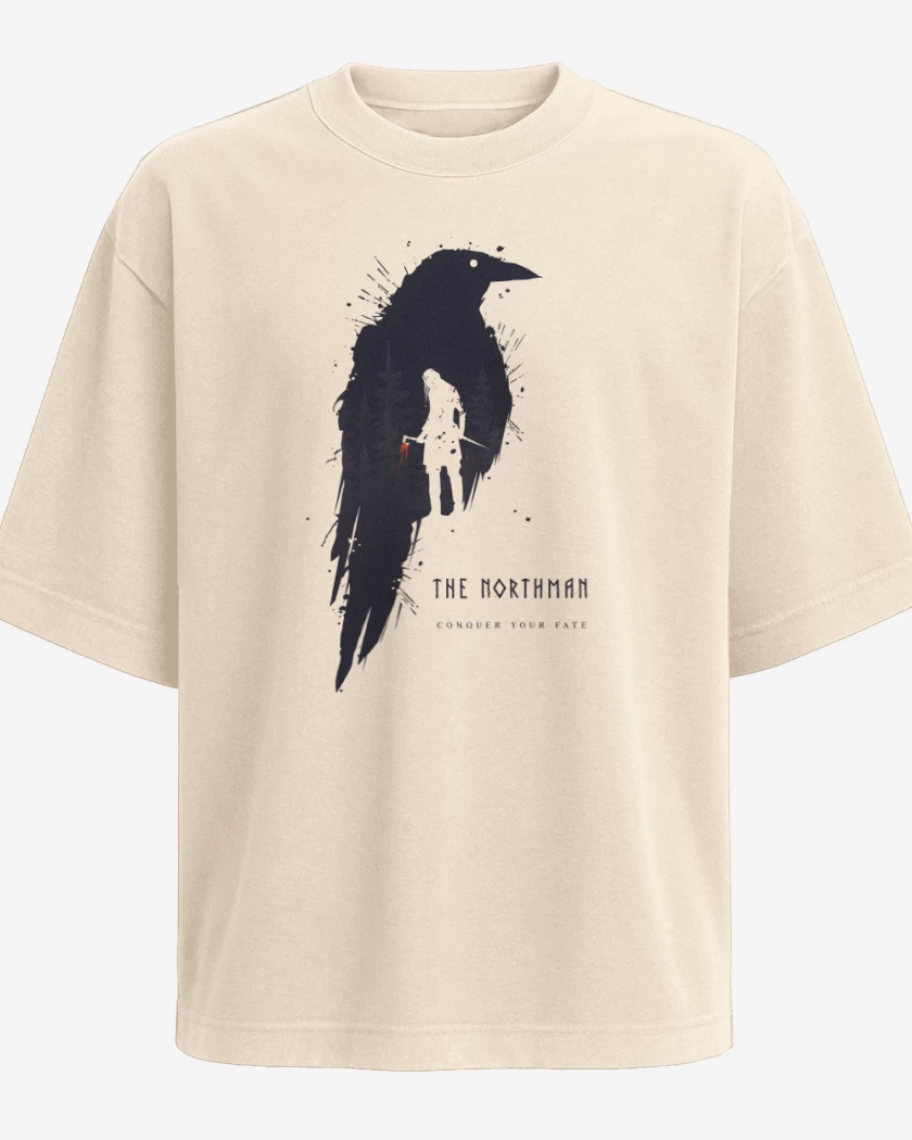 Polera Oversize Cuervo del Norte