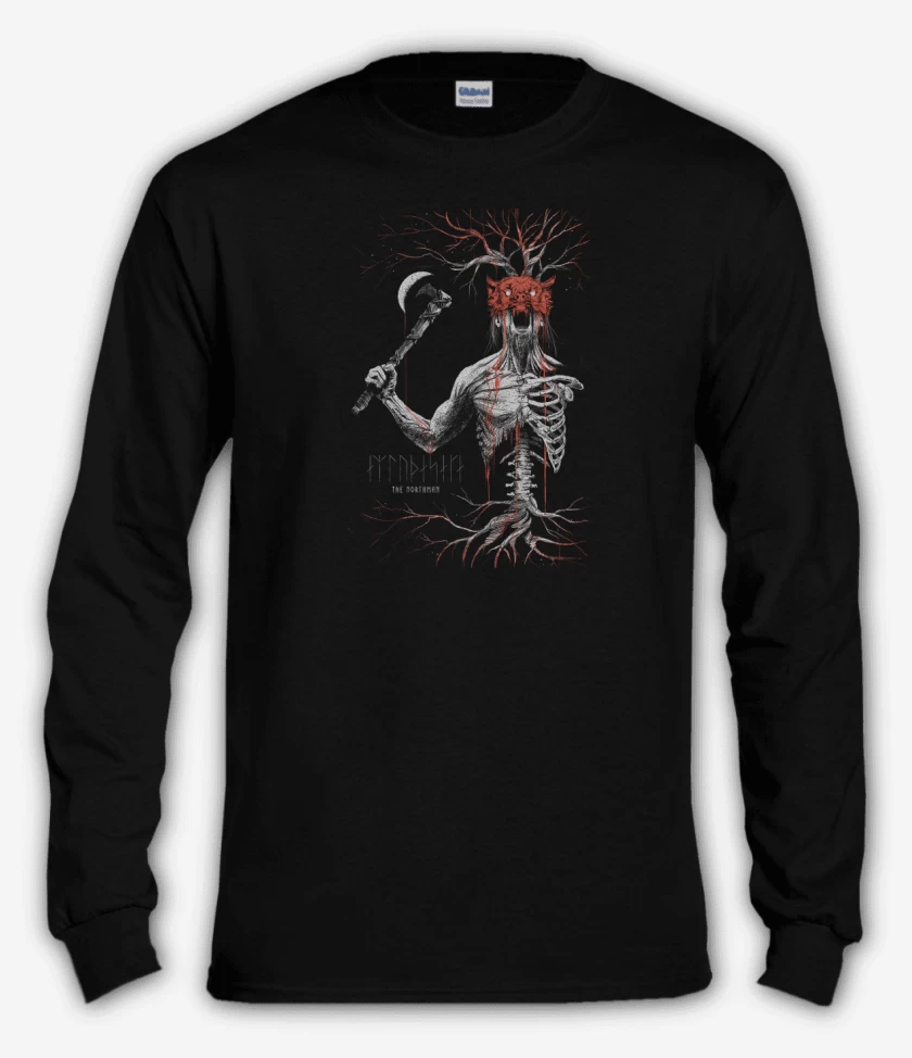 Polera manga larga Negro de Northman