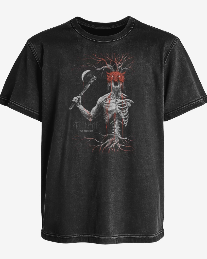 Polera desgastada Northman