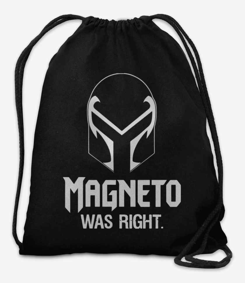 Mochila Negro de Magneto was Right