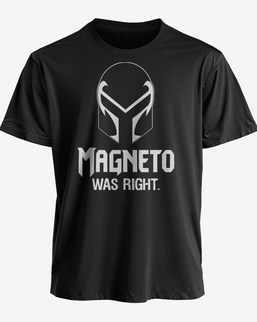 Polera premium Negro de Magneto was Right