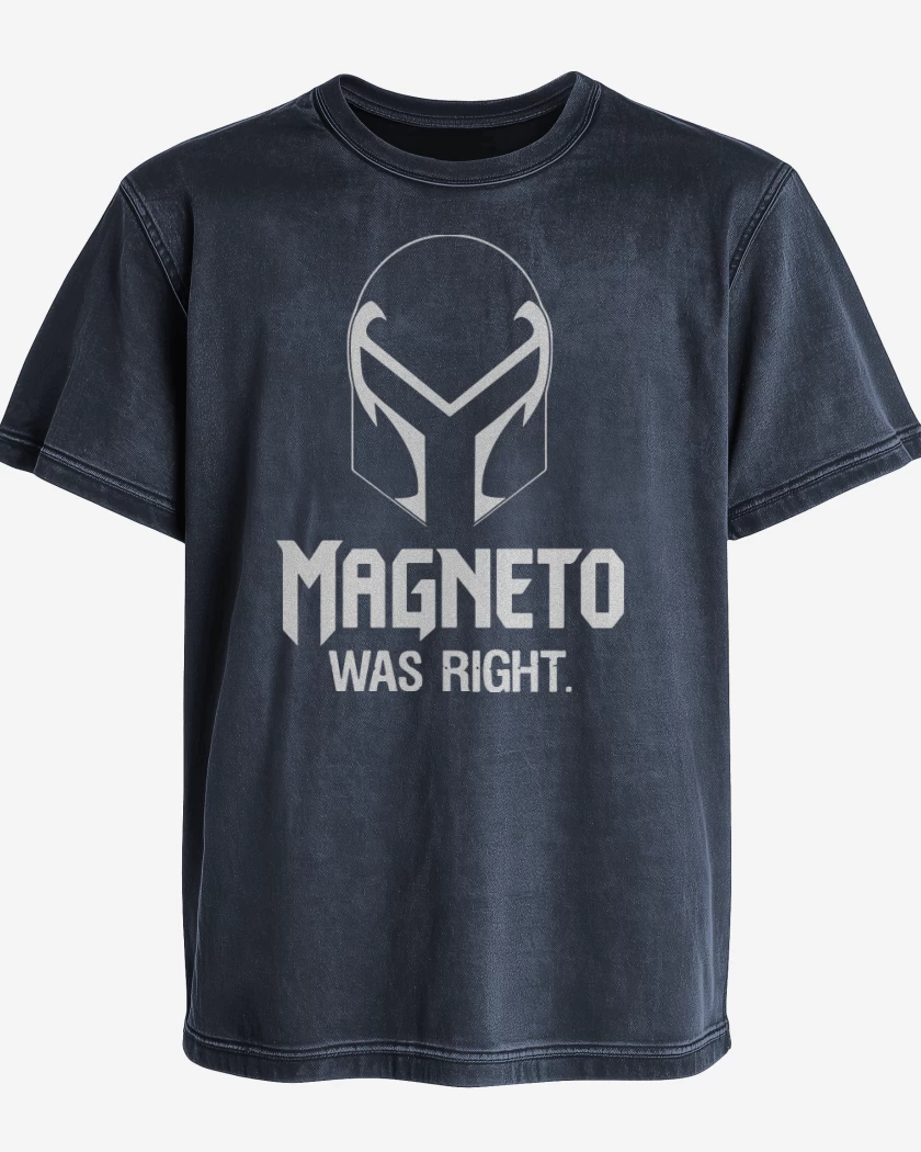 Polera desgastada Magneto was Right