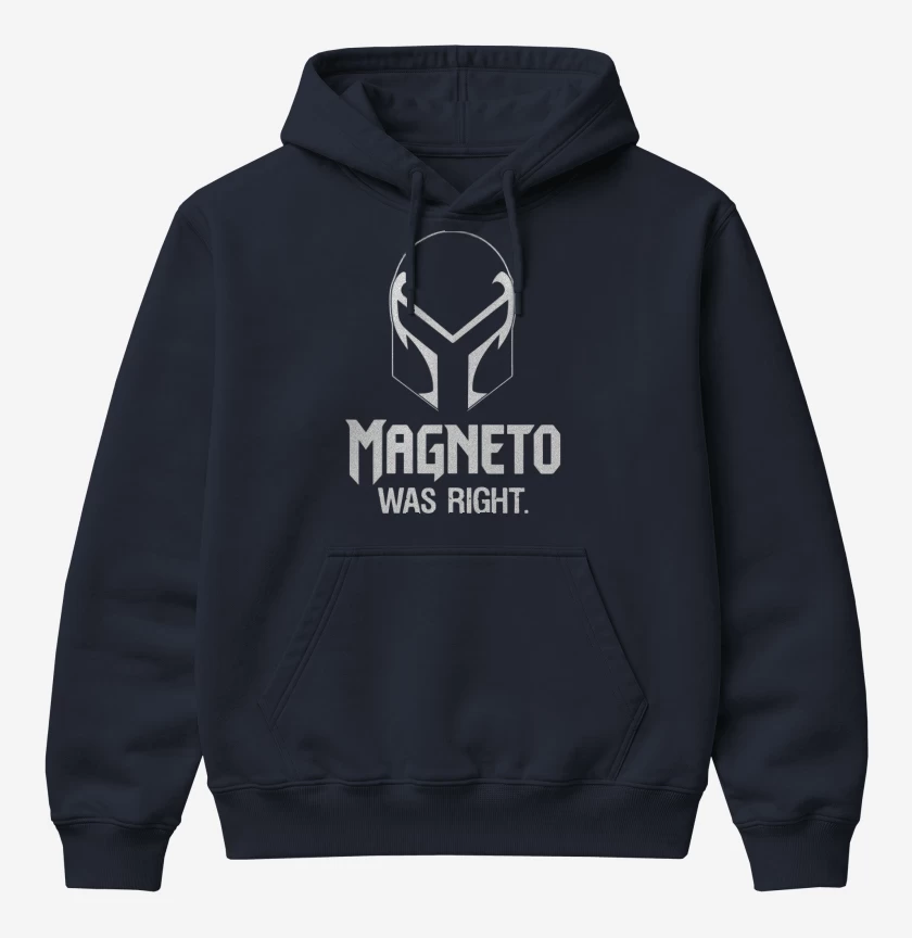 Poleron Canguro básico Azul Marino de Magneto was Right