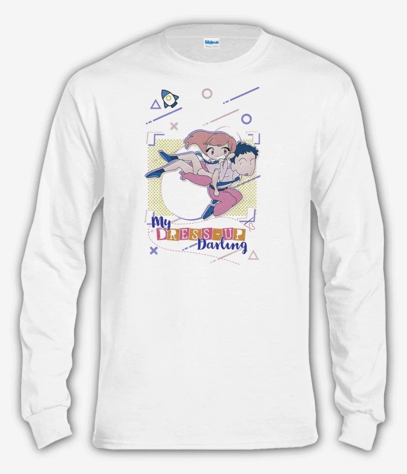 Polera manga larga Blanco de My Dress Up Darling