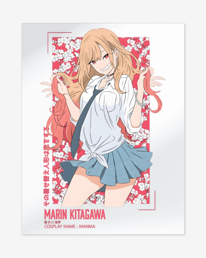 Print metalico Blanco de Marin Kitagawa