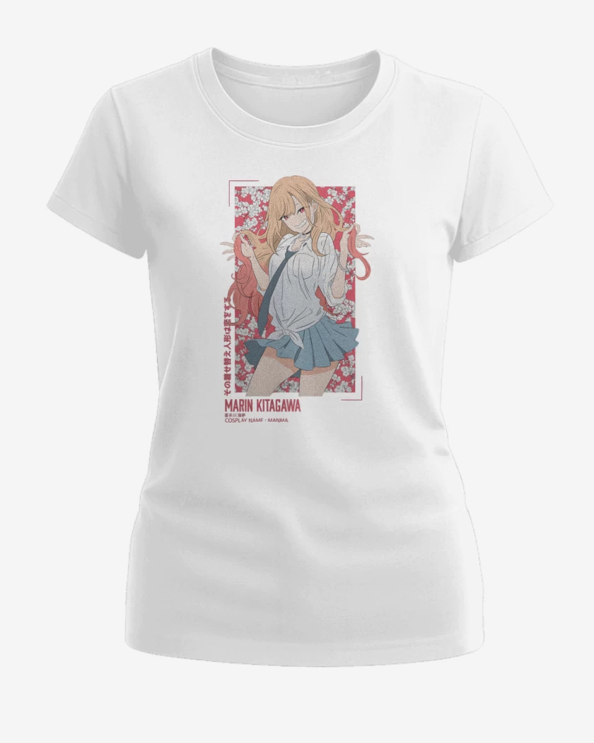 Polera de Mujer Blanco de Marin Kitagawa