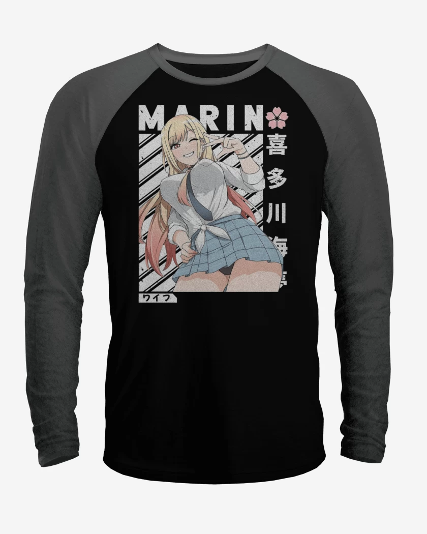 Polera Raglan Marin