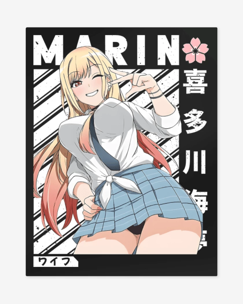 Print metalico Negro de Marin