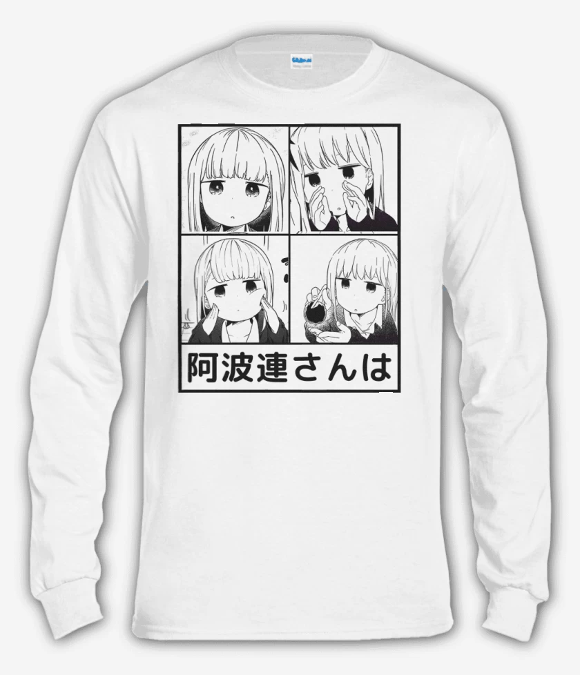 Polera manga larga Blanco de Aharen Impredecible