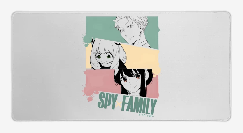 Mouse pad Gamer Blanco de Familia Espía
