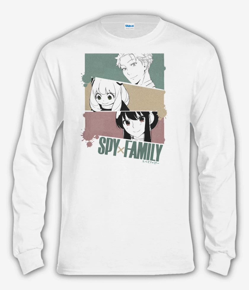 Polera manga larga Blanco de Familia Espía