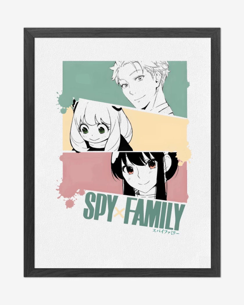 Cuadro decorativo Familia Espía