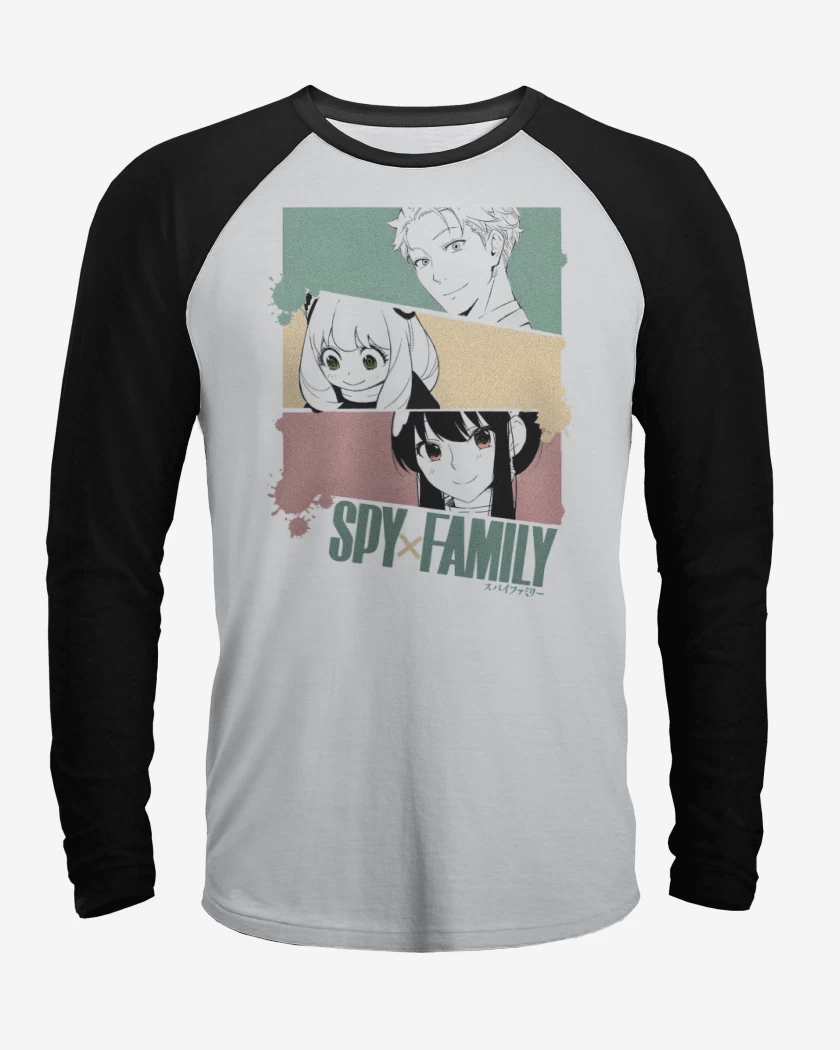 Polera Raglan Familia Espía