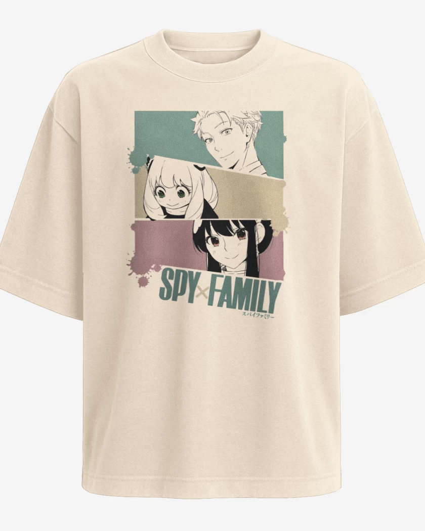 Polera Oversize Familia Espía