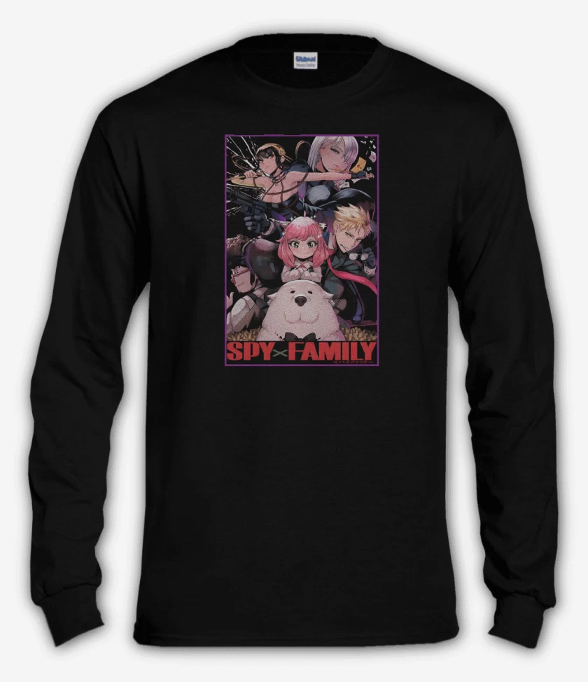 Polera manga larga Negro de Espías