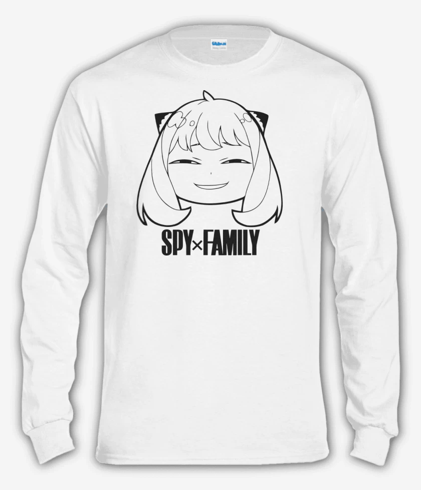 Polera manga larga Blanco de Anya Forger 2