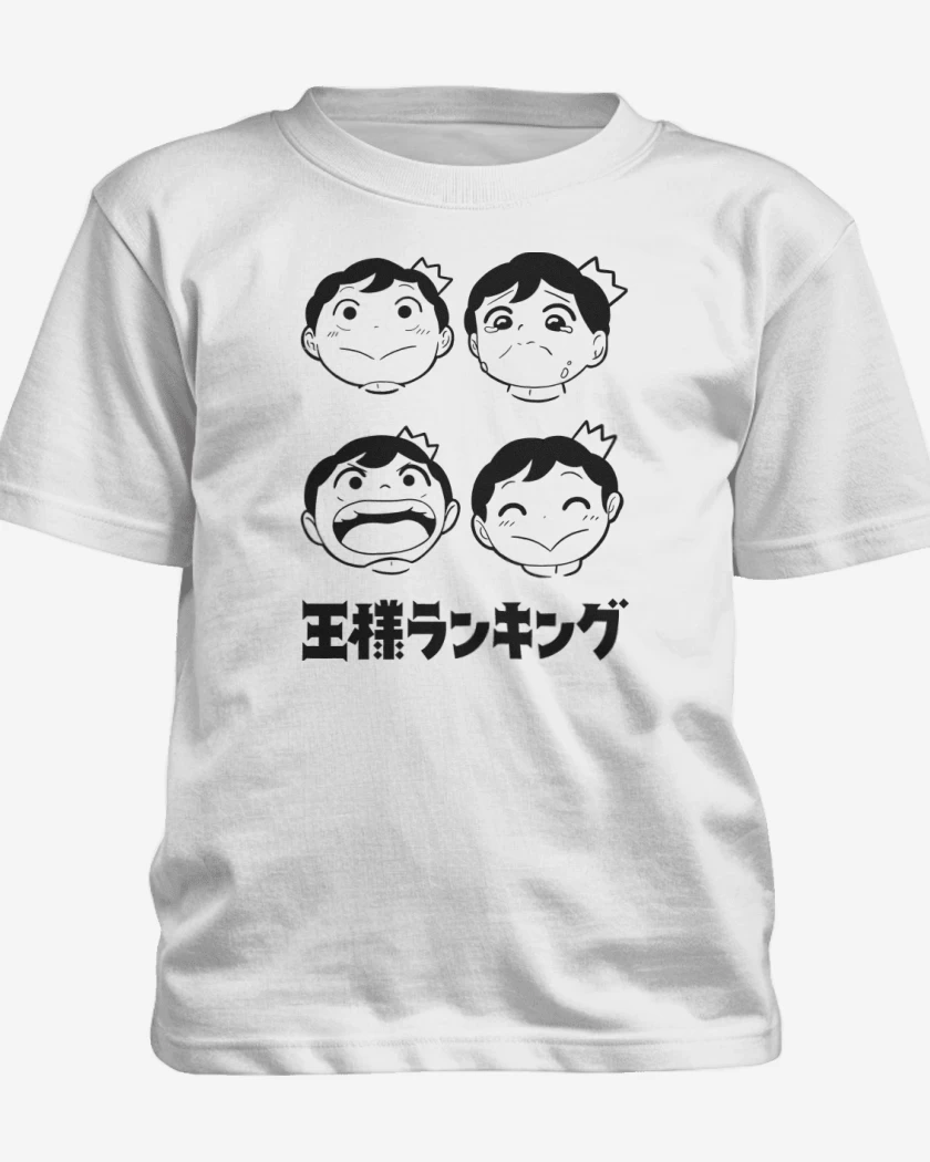 Polera de niño Blanco de Caritas de Principe