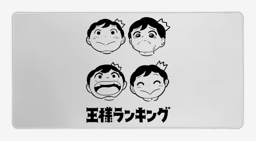 Mouse pad Gamer Blanco de Caritas de Principe