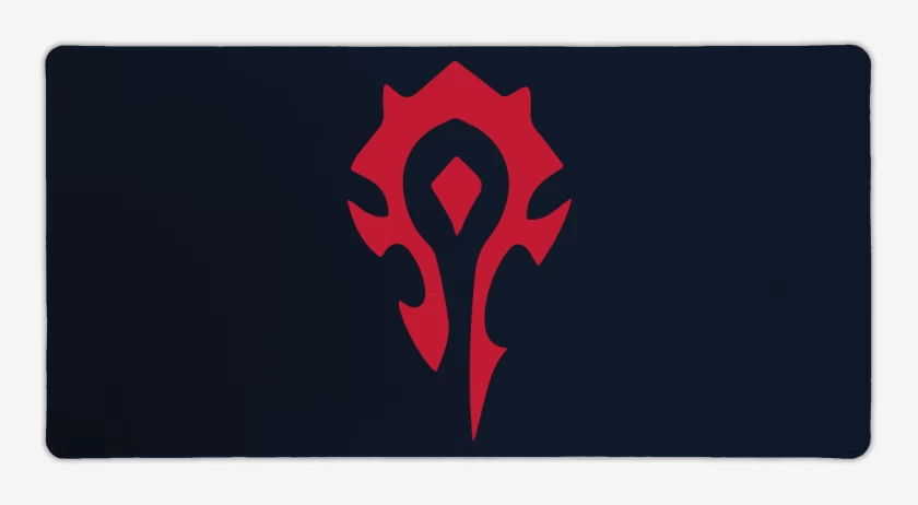 Mouse pad Gamer Azul Marino de Horde