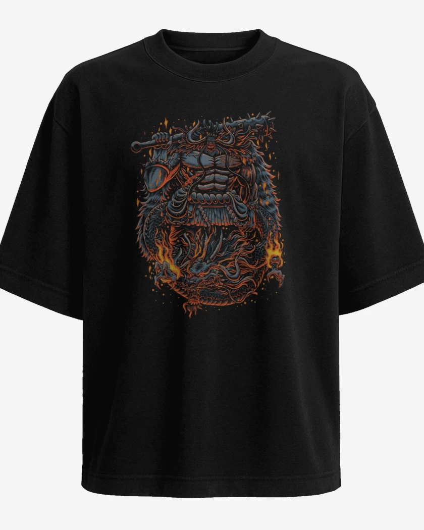 Polera Oversize Kaido de las Bestias