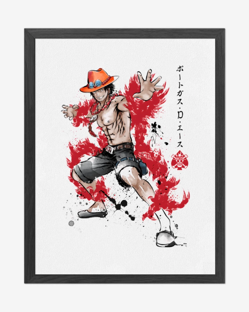 Cuadro decorativo Ace Puño de Fuego