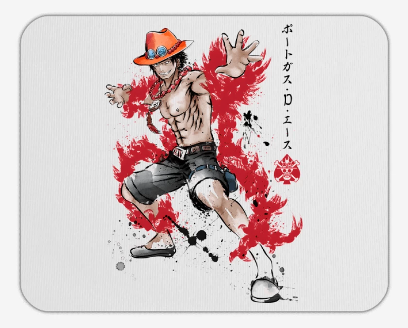 Mousepad Ace Puño de Fuego