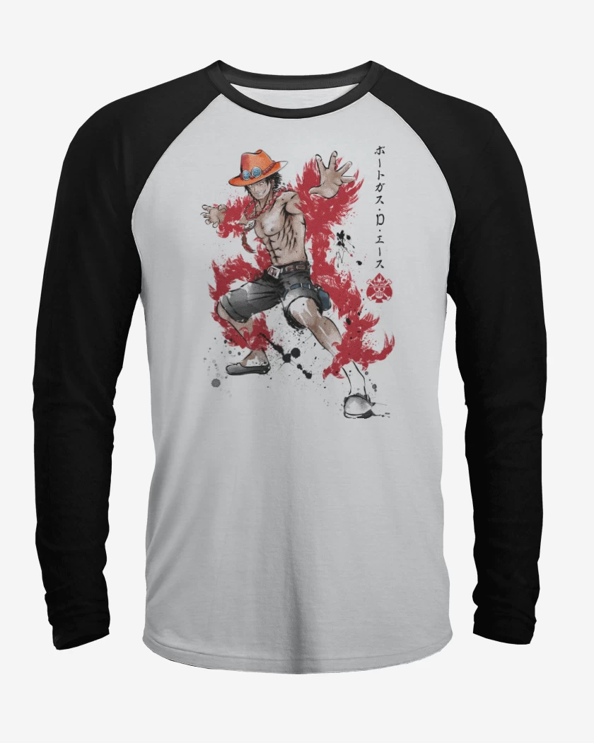 Polera Raglan Ace Puño de Fuego