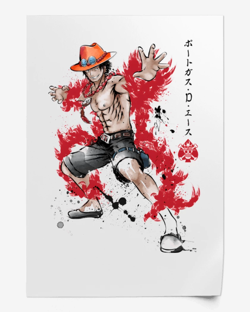 Print Ace Puño de Fuego
